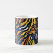 Mug Tigre coloré Abstrait (Centre)
