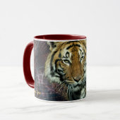 Mug : Tigre cosmique (doigt) (Devant gauche)