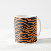 Mug Tigre d'Alabama orange et bleu (Devant droit)