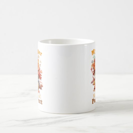 Mug Tigre de chat d'automne personnalisable (Centre)