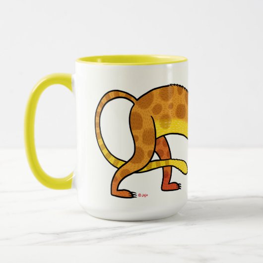 Mug Tigre de chat en colère léopard (Gauche)