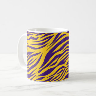 Mug Tigre de Lousiana rayures violet et or