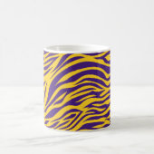 Mug Tigre de Lousiana rayures violet et or (Centre)