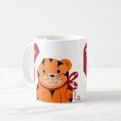 Mug Tigre de Noël (Devant gauche)