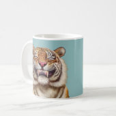 Mug Tigre de sourire (Devant gauche)