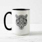 Mug Tigre de style (Gauche)