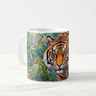 Mug Tigre du Bengale Bambou Vibrant Jungle
