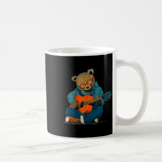 Mug Tigre en peluche portant des lunettes avec costume