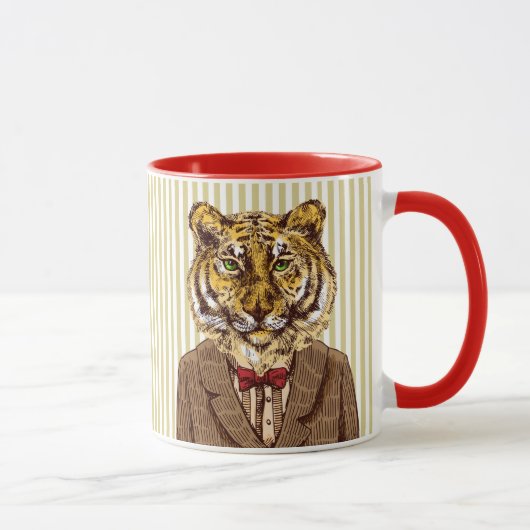 Mug Tigre En Soirée (Droite)