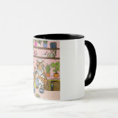Mug Tigre faisant du thé (Devant droit)