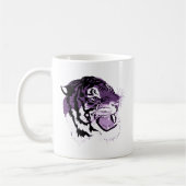 Mug Tigre fait face pourpre (Gauche)