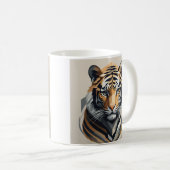 Mug Tigre géométrique (Devant droit)