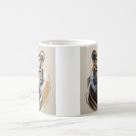 Mug Tigre géométrique (Centre)
