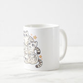 Mug Tigre illustration Magie (Devant droit)