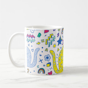 Mug Tigre infantile et Motif arc-en-ciel