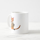 Mug Tigre jouant le cor de harmonie (Devant gauche)