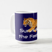 Mug Tigre – La Survie du Plus Rapide (Devant gauche)