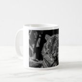 Mug Tigre noir et blanc (Devant gauche)