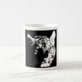 Mug Tigre noir et blanc Pop Art (Centre)