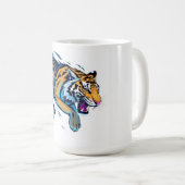 Mug Tigre qui saute (Devant droit)