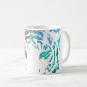 Mug Tigre sauvage/Bleu (Devant droit)