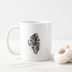 Mug Tigre Sumi-e Japonais