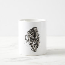 Tigre Sumi-e Japonais – Encre Traditionnelle Japon