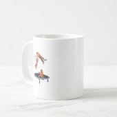 Mug tigre trampolining (Devant gauche)