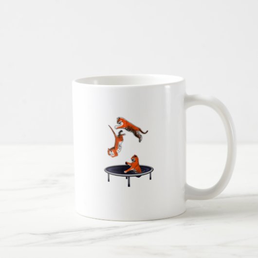Mug tigre trampolining (Droite)