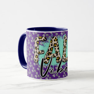 Mug Tigre violet tendance automne