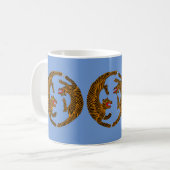 Mug Tigres d'art populaire japonais (Devant gauche)
