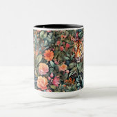 Mug Tigres, fleurs et feuillage (Centre)