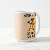 Mug Tigrotto le plus frais jamais blanc Orange Birthda (Devant droit)