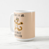 Mug Tigrotto le plus frais jamais blanc Orange Birthda (Devant gauche)