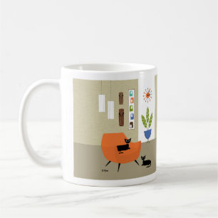 Mug Tikis du milieu du siècle sur le Wall Room