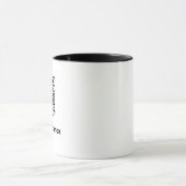 Mug TikTok personnalisé avec code QR (Centre)