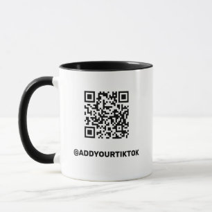 Mug TikTok personnalisé avec code QR