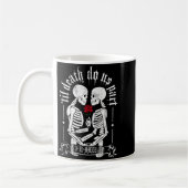 Mug Til Death Do Us Part Couple Skeleton Halloween Men (Gauche)