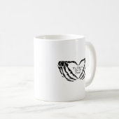 Mug Til Death - Skeleton Heart Hands (Devant droit)