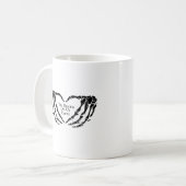 Mug Til Death - Skeleton Heart Hands (Devant gauche)