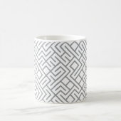 Mug Tiled Lines Generative (Grey Line) Unique (Centre)