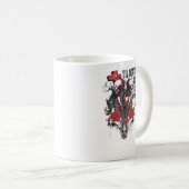 Mug Till Death Do Us Part - Minimalist Skeleton Art Fo (Devant droit)