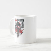 Mug Till Death Do Us Part - Minimalist Skeleton Art Fo (Devant gauche)