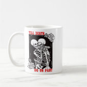 Mug Till Death Do Us Part Wedding Skeleton Couple Vale (Gauche)
