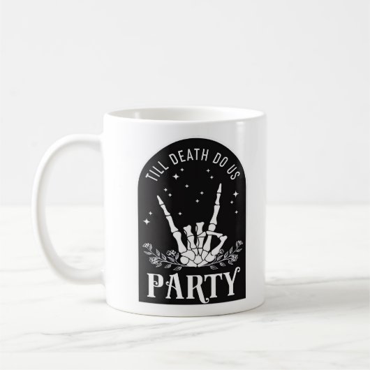 Mug Till Do Death Us Party Bachelorette Halloween Bach (Gauche)