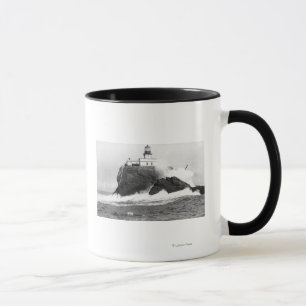 Mug Tillamook, phare de l'Orégon près de bord de la