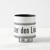 Mug Tilleul de repaire d'Unter, plaque de rue de (Centre)