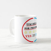 Mug Tim Dillon Pour Le Jeu De Campagne Du Président (Devant gauche)