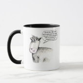 Mug Tim les moutons : Intéressant (Gauche)