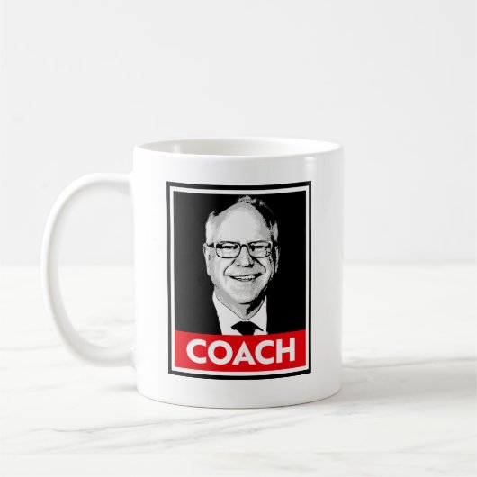 Mug Tim Walz COACH (Gauche)